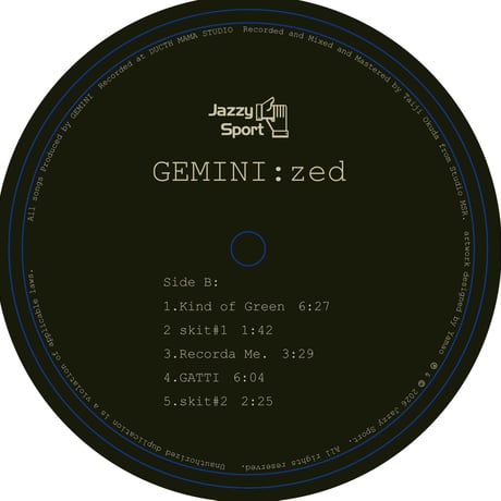9/18 - GEMINI / zed [LP]