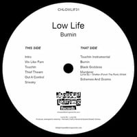 7月下旬入荷予定 - LOW LIFE / BURNIN (BLACK VINYL) [LP]
