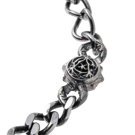 【即納可能！ステンレスアクセサリー】  シルバーアクセントSUS喜平ブレスレット［Artemis Classic］