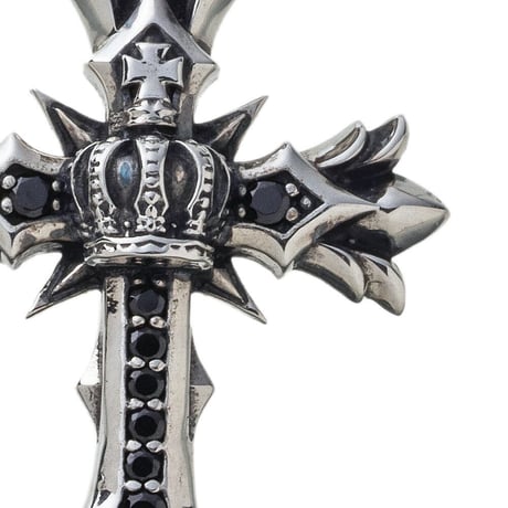 【即納可能！】クロスクラウンペンダント 2　～ Cross crown pendant 2～ ［Artemis Kings］