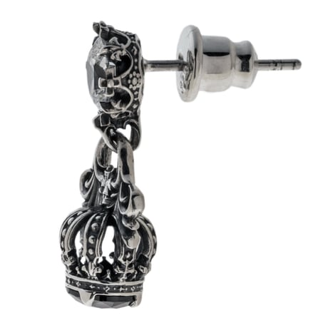 【即納可能！王冠2つのピアス】ノーブルクラウンピアス2　～Noble crown earring2～ ［ Artemis Kings ］