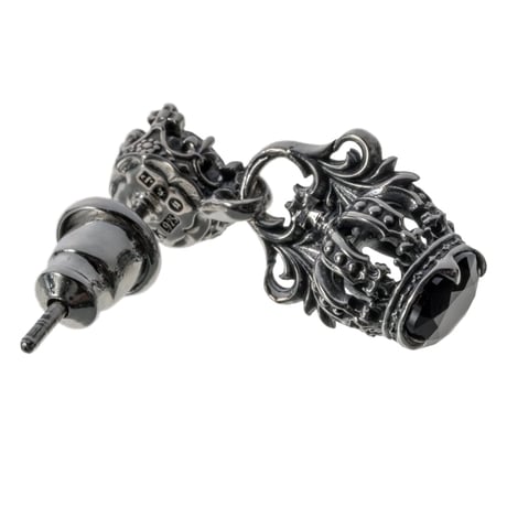 【即納可能！王冠2つのピアス】ノーブルクラウンピアス2　～Noble crown earring2～ ［ Artemis Kings ］