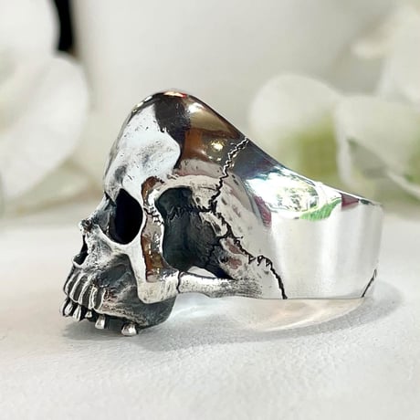【即納可能サイズ有り！】Human Skull Ring02［SKURANGER］