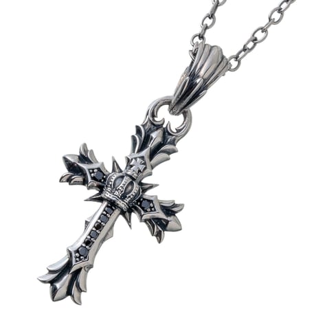 【即納可能！】クロスクラウンペンダント 2　～ Cross crown pendant 2～ ［Artemis Kings］