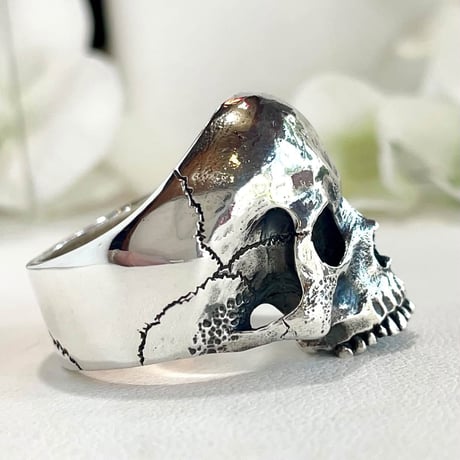 【即納可能サイズ有り！】Human Skull Ring02［SKURANGER］
