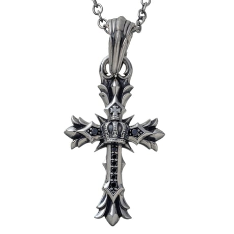 【即納可能！】クロスクラウンペンダント 2　～ Cross crown pendant 2～ ［Artemis Kings］