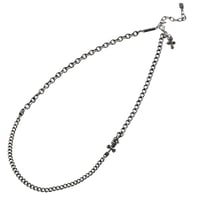 【即納可能！ステンレスアクセサリー】シルバーアクセントSUSクロスネックレス［Artemis Classic］