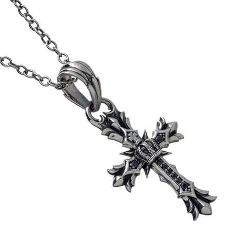 【即納可能！】クロスクラウンペンダント 2　～ Cross crown pendant 2～ ［Artemis Kings］
