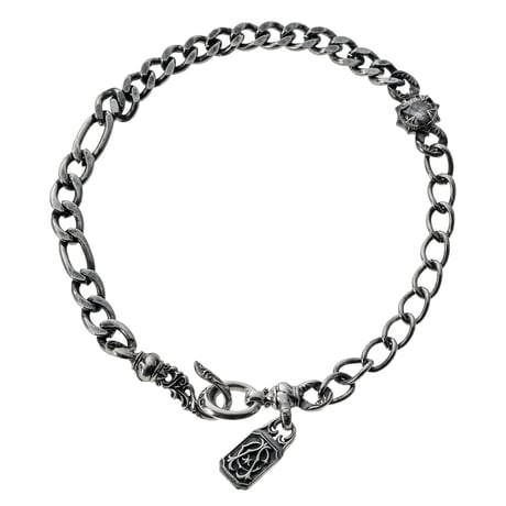 【即納可能！ステンレスアクセサリー】  シルバーアクセントSUS喜平ブレスレット［Artemis Classic］