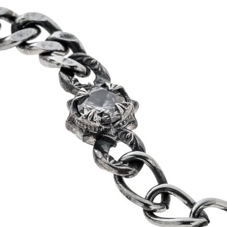 【即納可能！ステンレスアクセサリー】  シルバーアクセントSUS喜平ブレスレット［Artemis Classic］