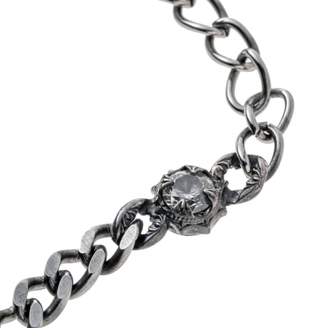 【即納可能！ステンレスアクセサリー】　シルバーアクセントSUS喜平ネックレス　［ Artemis Classic ］