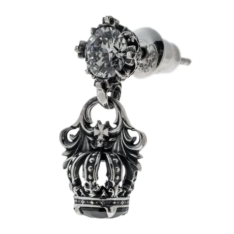 【即納可能！王冠2つのピアス】ノーブルクラウンピアス2　～Noble crown earring2～ ［ Artemis Kings ］