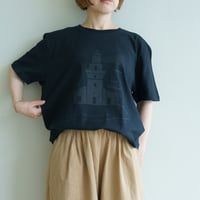 屋久島灯台 Tシャツ（black&black）S~XL【KIANU限定カラー】