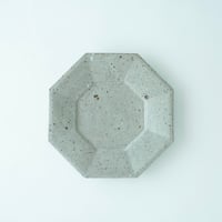 柏井 羊 / 八角皿【寺山釉】Φ19cm