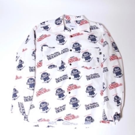 HWZNxPabstBlueRibbon BLUE COLLOR SHIRT