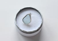 🇯🇵【JACKLOOSE】 *pale blue* SEA GLASS/SILVER950イヤカフ
