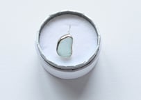🇯🇵【JACKLOOSE】 *pale blue* SEA GLASS/SILVER950イヤカフ