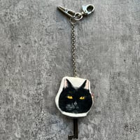 キーケース　黒猫