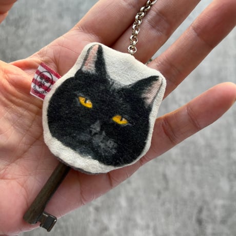 キーケース　黒猫
