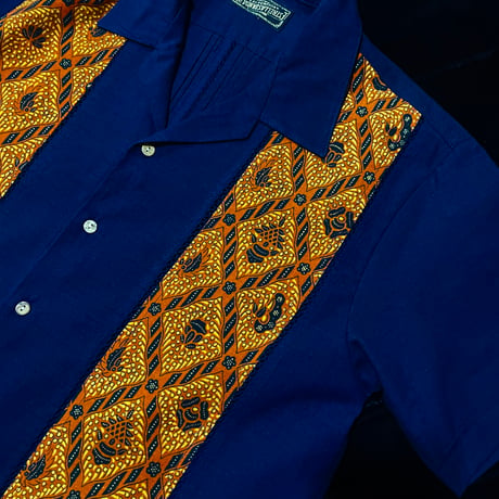 【半袖】【 ESGP-09-3S-N 】【 S/S FRONT PANEL SHIRTS 】【 VINTAGE BATIK 】