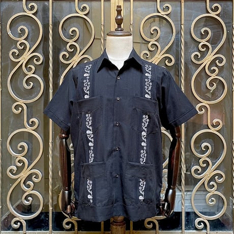 【9月下旬】【予約商品】【半袖】【SHOTA CACTUS】【 ESGS-06S-BW】【 S/S CUBANA 】【BLACK x WHITE】 【黒 x 白】