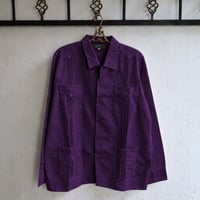 【ご注文日より１年以内にお届け】【受注生産】【長袖】【 ESG-40L-PU】【 L/S GUAYABERA 】【 CUBANA 】【PURPLE】 【紫】