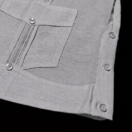 【ご注文日より１年以内にお届け】【受注生産】【半袖】【 ESG-40S-GR】【S/S CUBANA】【GRAY】 【灰色】