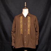 【ご注文日より１年以内にお届け】【受注生産】【長袖】【 ESG-01L-BRG 】【【 REJILLADA 】【 BROWN x GOLD 】【 茶色x 金】