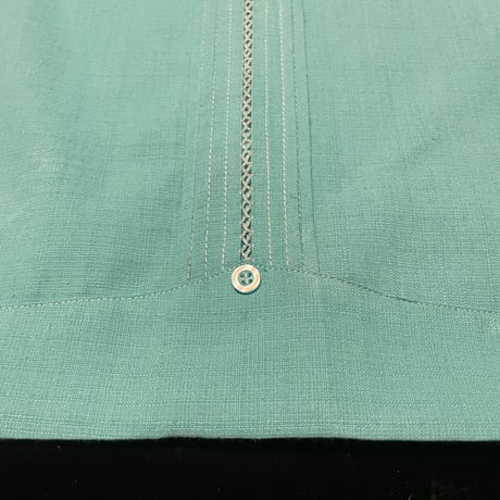 【ご注文日より１年以内にお届け】【受注生産】【長袖】【 ESG-W10L-TQR 】【 L/S GUAYAMISA 】【 ROSA 】【 TURQUOISE x RED 】【 ターコイズ x 赤 】