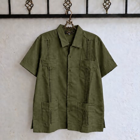 【ご注文日より１年以内にお届け】【受注生産】【半袖】【 ESG-40S-OL】【S/S CUBANA】【OLIVE】 【オリーブ】