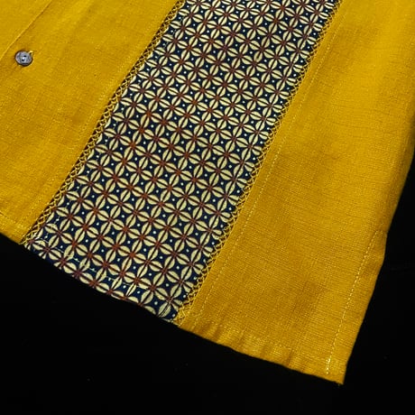 【半袖】【 ESGP-09-5S-MU 】【 S/S FRONT PANEL SHIRTS 】【 VINTAGE BATIK 】
