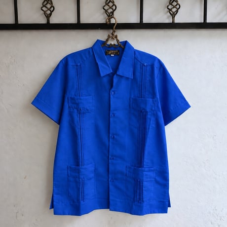【ご注文日より１年以内にお届け】【受注生産】【半袖】【 ESG-40S-RB】【S/S CUBANA】【ROYAL BLUE】 【ロイヤルブルー】