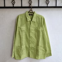 【ご注文日より１年以内にお届け】【受注生産】【長袖】【 ESG-40L-PIS】【 L/S GUAYABERA 】【 CUBANA 】【PISTACHIO】 【ピスタチオ】