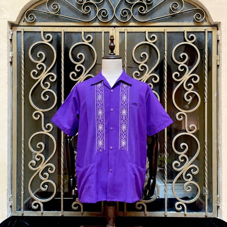 【ご注文日より１年以内にお届け】【受注生産】【半袖】【 ESG-01S-PUW 】【 REJILLADA 】【 PURPLE x WHITE 】【紫 x 白 】