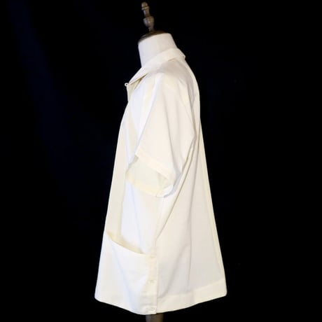 【ご注文日より１年以内にお届け】【受注生産】【半袖】【 ESG-01S-OFG 】【 S/S GUAYABERA 】【 REJILLADA 】【 OFF WHITE x GOLD 】