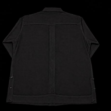【ご注文日より１年以内にお届け】【受注生産】【長袖】【 ESG-40L-B 】【 L/S GUAYABERA 】【 CUBANA 】【 BLACK 】【黒】