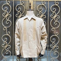 【9月下旬】【予約商品】【 長袖 】【 ESGS-04L-KHG 】【 REJILLADA ASA 】【 麻の葉柄 】【 KHAKI x GOLD 】【 カーキ x 金 】