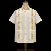 【1月〜2月】【予約商品】【半袖】【 ESG-39S-OFG 】【 S/S CUBANA 】【OFF WHITEx GOLD 】 【オフホワイトx金】