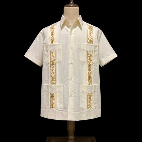 【1月〜2月】【予約商品】【半袖】【 ESG-39S-OFG 】【 S/S CUBANA 】【OFF WHITEx GOLD 】 【オフホワイトx金】