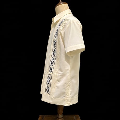 【1月〜2月】【予約商品】【半袖】【 ESG-38S-OFB 】【 S/S GUAYAMISA 】【OFF WHITE x BLACK】 【オフホワイト x 黒】