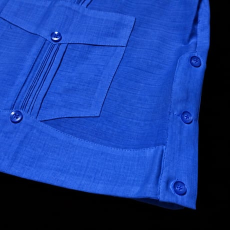 【ご注文日より１年以内にお届け】【受注生産】【半袖】【 ESG-40S-RB】【S/S CUBANA】【ROYAL BLUE】 【ロイヤルブルー】