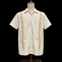 【1月〜2月】【予約商品】【半袖】【 ESG-38S-OFG】【 S/S GUAYAMISA 】【OFF WHITE x GOLD】 【オフホワイト x 金】