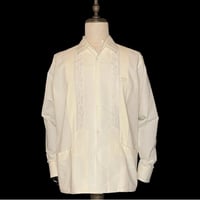 【ESG-20L-OF】【REJILLADA 】【L/S GUAYABERA】【OFF WHITE】 【オフホワイト】
