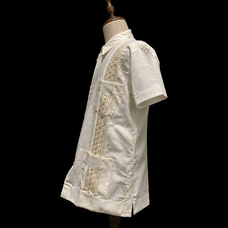 【1月〜2月】【予約商品】【半袖】【 ESGS-13S-OFG 】【 S/S CUBANA ASA 】【OFF WHITEx GOLD 】 【オフホワイトx金】