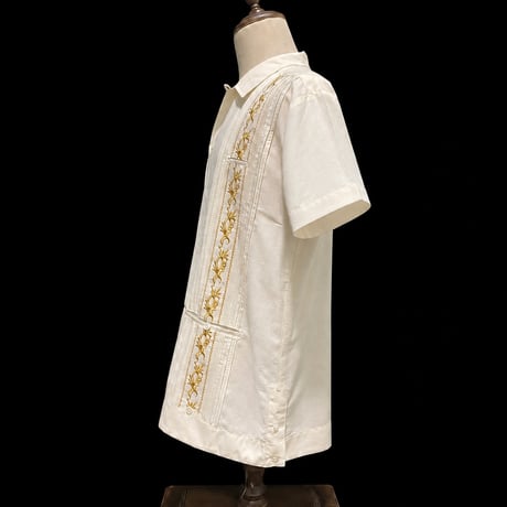 【1月〜2月】【予約商品】【半袖】【 ESG-38S-OFG】【 S/S GUAYAMISA 】【OFF WHITE x GOLD】 【オフホワイト x 金】