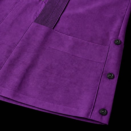 【ご注文日より１年以内にお届け】【受注生産】【長袖】【 ESG-20L-PUB 】【 L/S GUAYABERA 】【 REJILLADA 】【 PURPLE x BLACK 】【 紫 x 黒 】