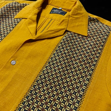 【半袖】【 ESGP-09-5S-MU 】【 S/S FRONT PANEL SHIRTS 】【 VINTAGE BATIK 】
