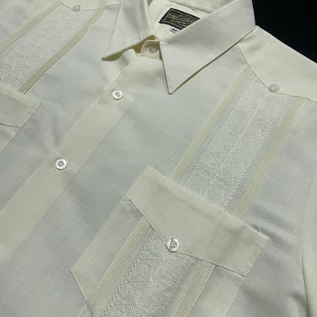 【1月〜2月】【予約商品】【長袖】【 ESGS-13L-OF 】【 L/S CUBANA ASA 】【OFF WHITE】 【オフホワイト】