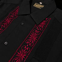 【ご注文日より１年以内にお届け】【受注生産】【半袖】【 ESG-01S-BBU】【 REJILLADA 】【 BLACK x BURGUNDY 】【 黒 x 臙脂色】