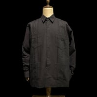 【1月〜2月】【予約商品】【長袖】【 ESGS-13L-B】【 L/S CUBANA ASA 】【BLACK】 【黒】